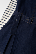 Sleeveless Denim Dress Set Blue (2)