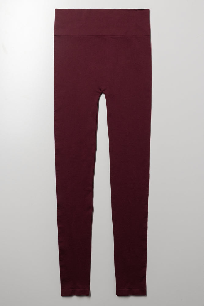 Seamless Leggings Burgundy (2)
