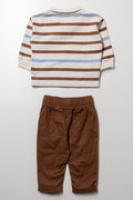Top And Pants Set Brown (2)