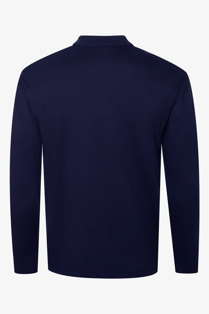 Long Sleeve Golfer Navy (1)