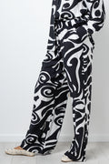 Crinkle Pants Black And White (1)