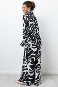 Crinkle Pants Black And White (2)