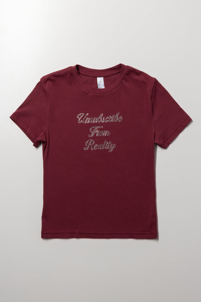 Short Sleeve T-Shirt Burgundy