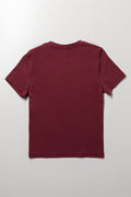Short Sleeve T-Shirt Burgundy (2)