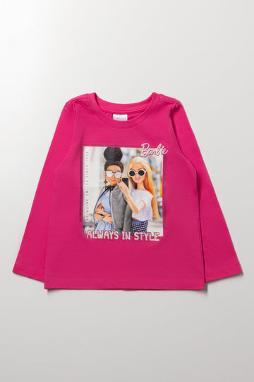Barbie Long Sleeve T-Shirt Pink