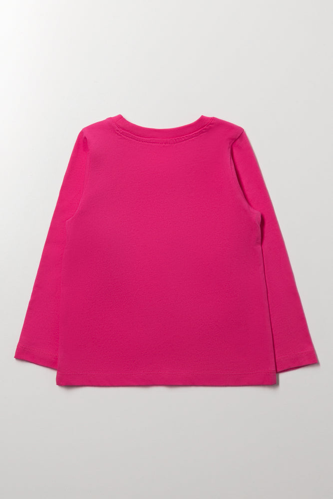 Barbie Long Sleeve T-Shirt Pink (2)