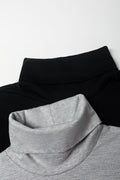 2 Pack Long Sleeve Polonecks Black And Grey (1)