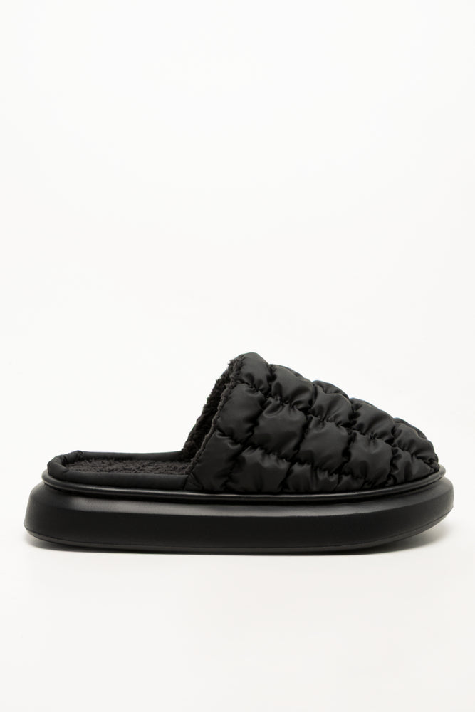 Quilted Mule Black (1)