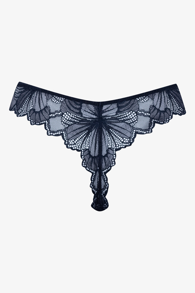 3 Pack Lace Thongs Black And Natural (4)