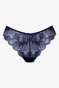3 Pack Flower Lace Thongs Blue (2)