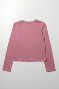 Long Sleeve T-Shirt Pink (2)