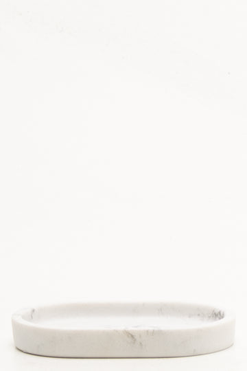 Marble Soap Dish Grey