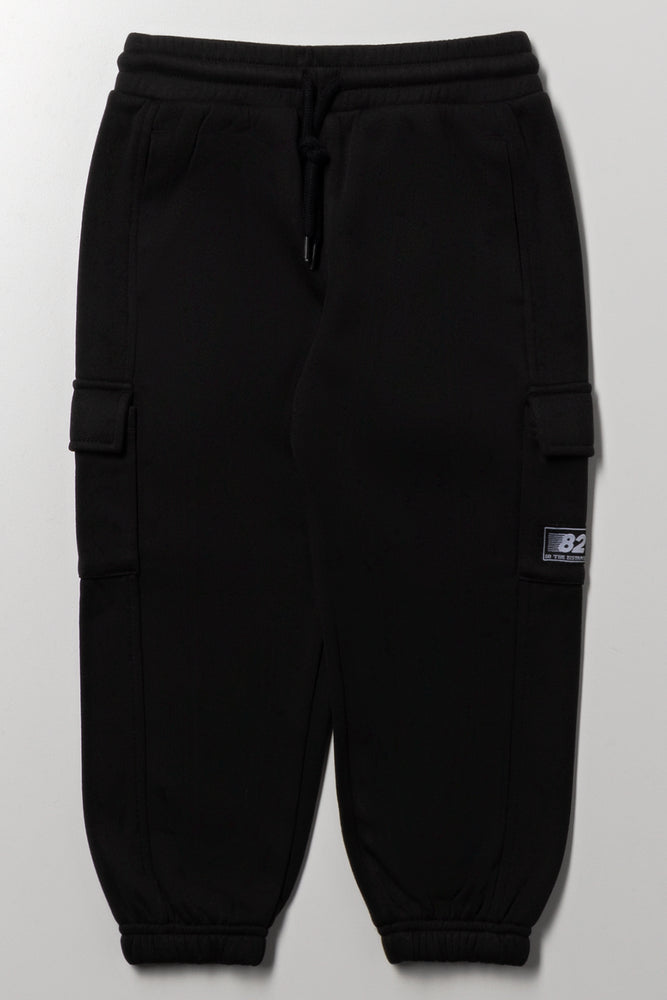Cargo Trackpants Black