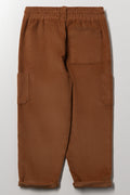 Corduroy Cargo Jogger Pants Rust (2)
