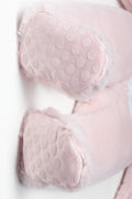 Padded Fur Babygrow Pink (2)