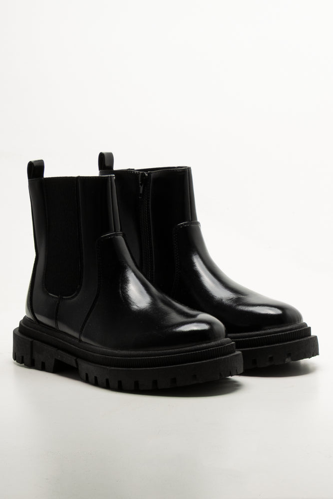 Chunky Chelsea Boots Black