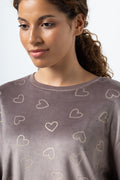 Mink Fleece Pyjama Set Brown (3)