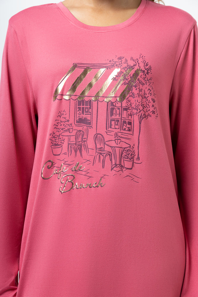2 Pack Sleepshirts Pink (3)