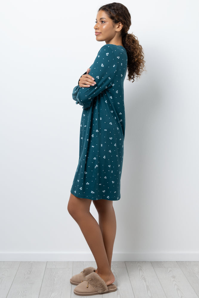 2 Pack Sleepshirts Green And Grey (4)