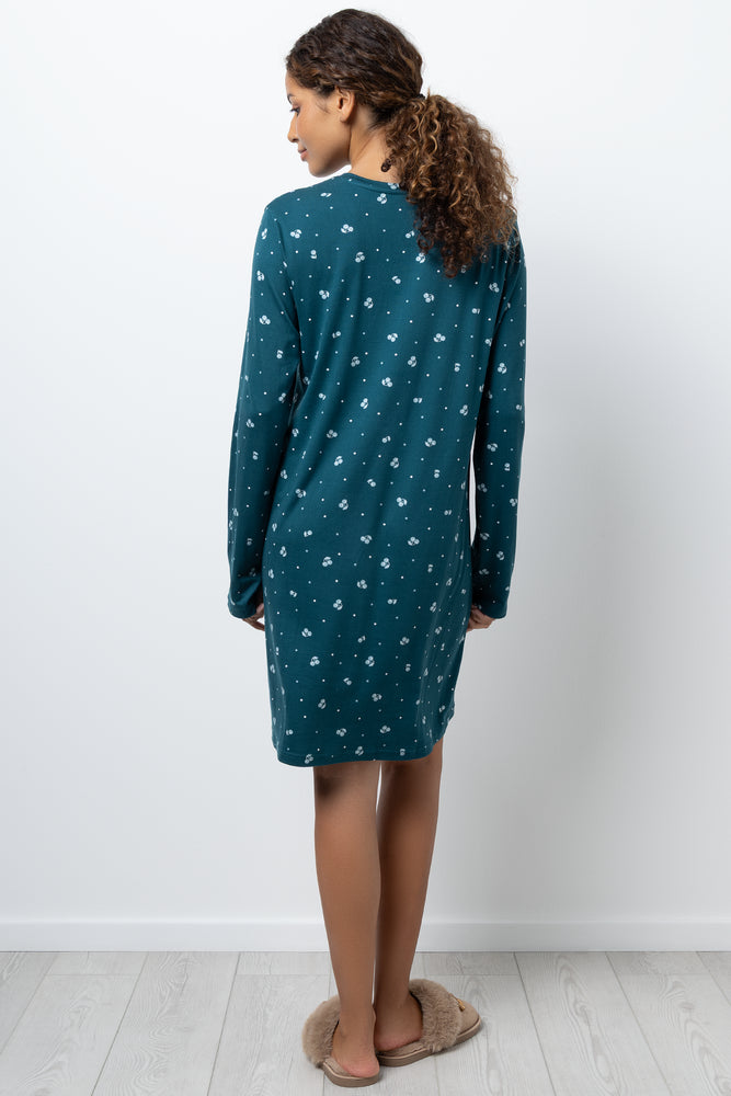 2 Pack Sleepshirts Green And Grey (5)