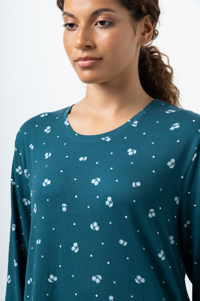 2 Pack Sleepshirts Green And Grey (6)