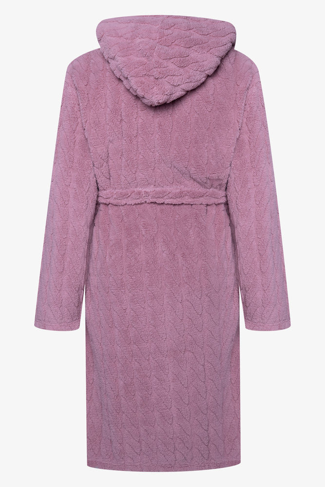 Cable Knit Gown Pink (1)