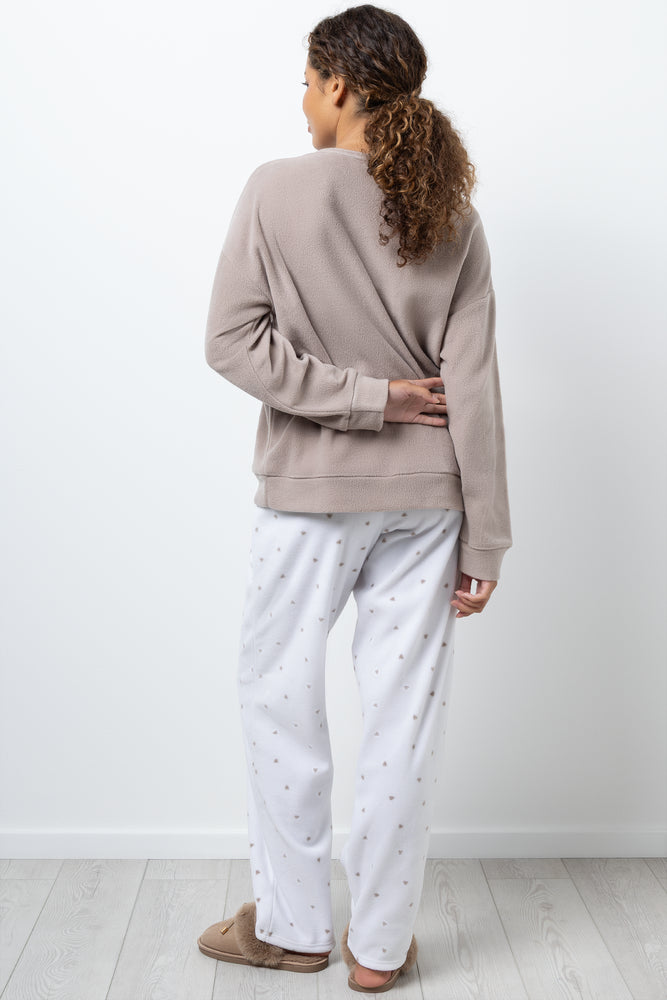 Bear Pyjamas Light Brown And White (2)