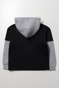 Twofer Hooded Tracktop Black (2)