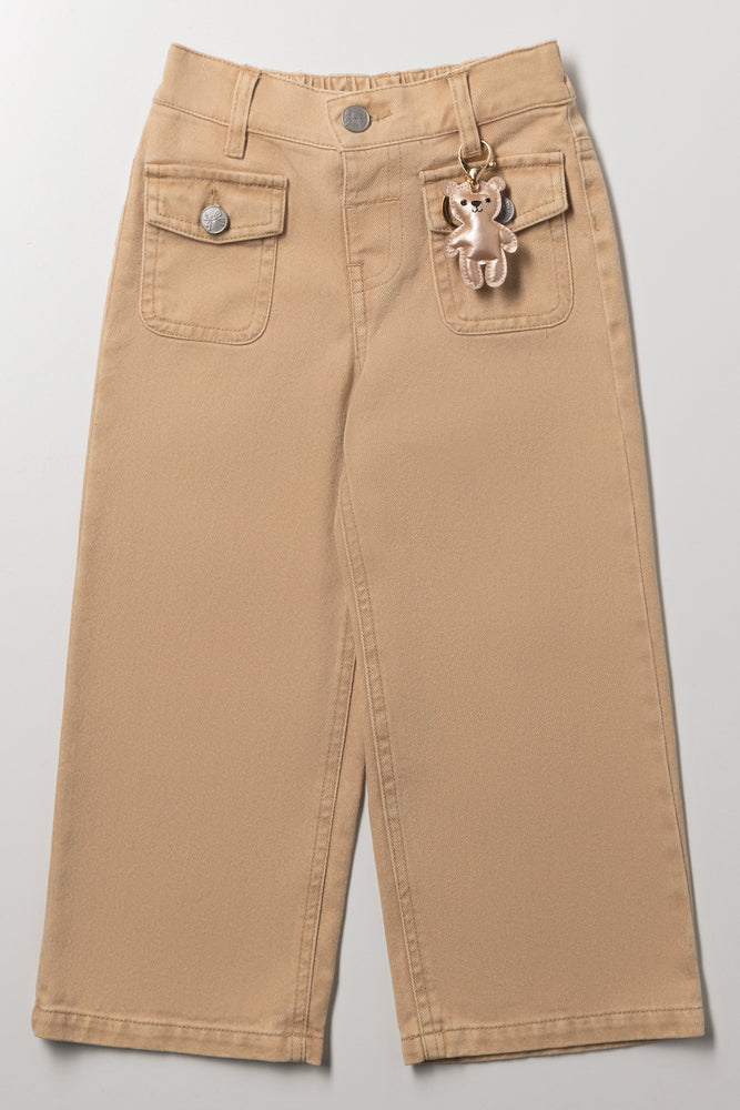 Wide Leg Pants Natural