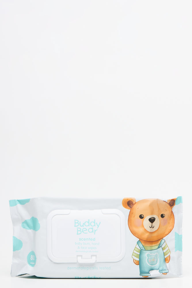 Buddy Bear Fragranced Wipes 80's