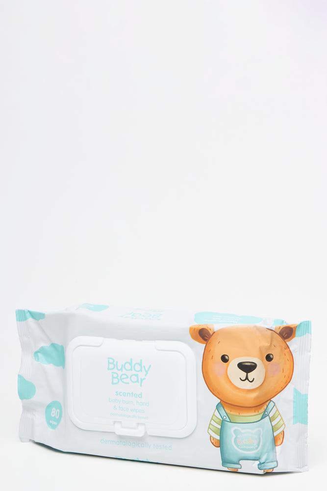 Buddy Bear Fragranced Wipes 80's (1)