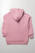 Stitch Oversized Hoodie Pink (2)