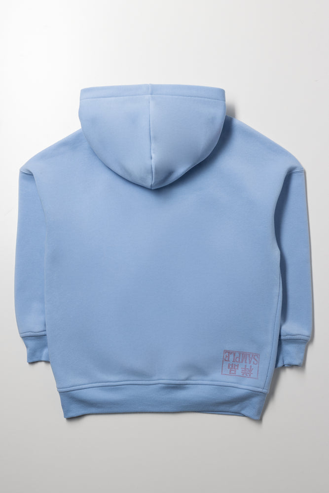 Zip Through Hoodie Blue (2)