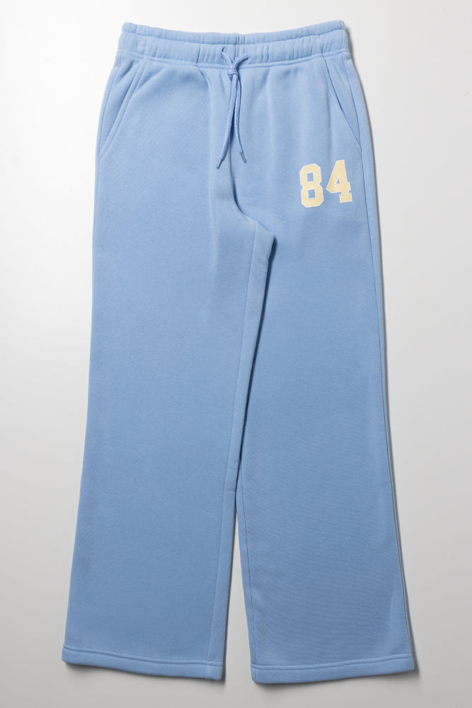 Wide Leg Trackpants Blue