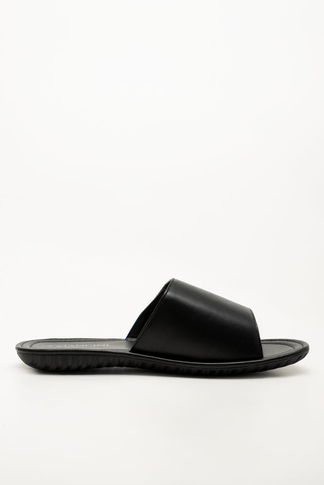 Velcro Mule Sandals Black