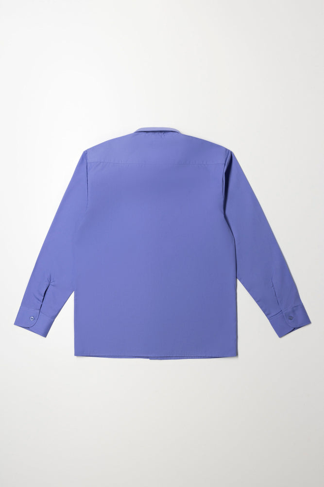 Dark Blue Long Sleeve Shirt (5)