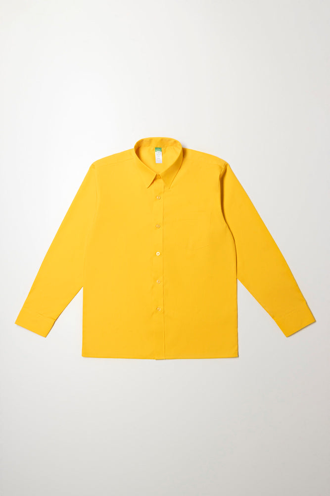 Gold Long Sleeve Button Shirt
