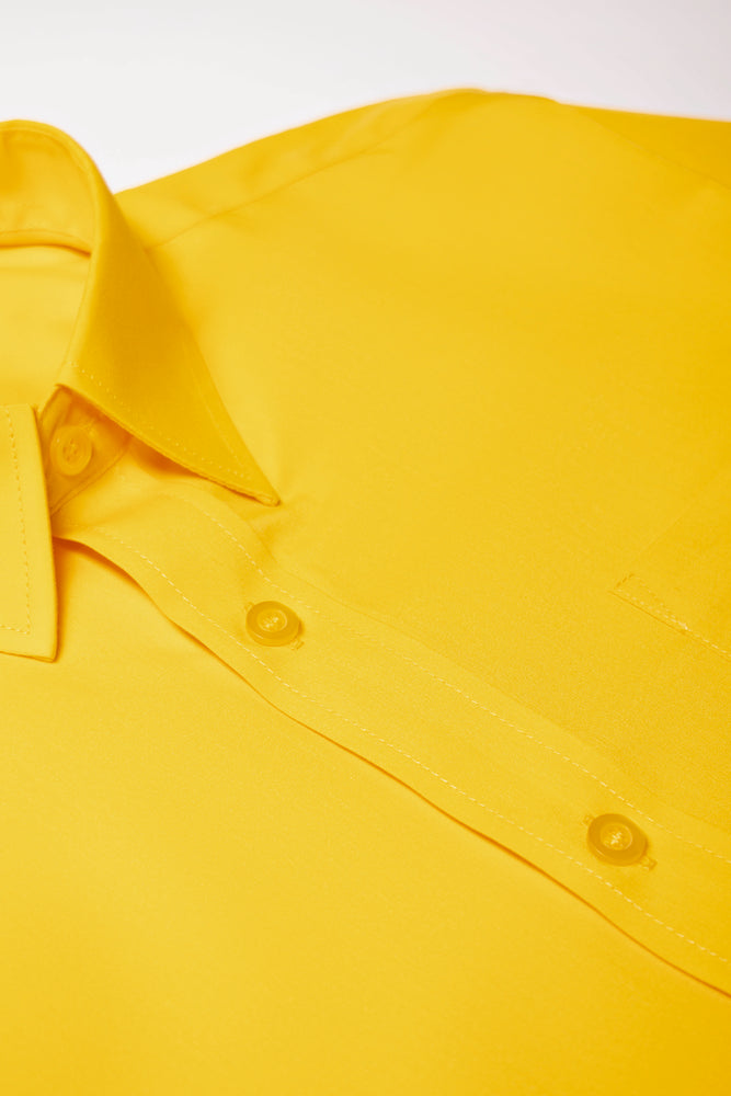 Gold Long Sleeve Button Shirt (2)