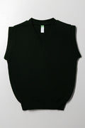 Green Sleeveless V-Neck Jersey