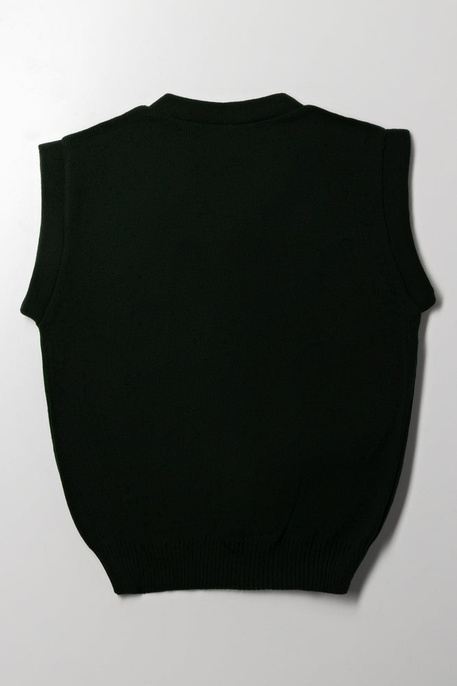 Green Sleeveless V-Neck Jersey (2)