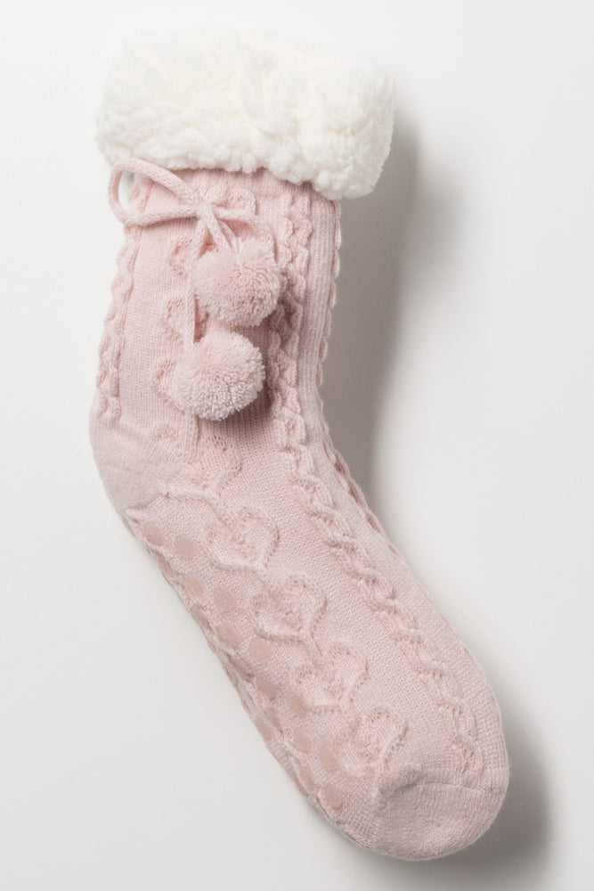 Slipper Socks Pink