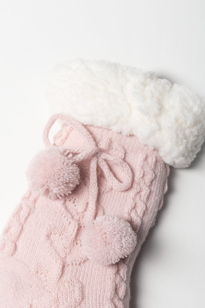 Slipper Socks Pink (1)