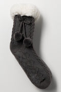 Slipper Socks Dark Grey