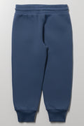 Textured Inset Tackpants Blue (2)