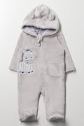 Zebra Babygrow Grey