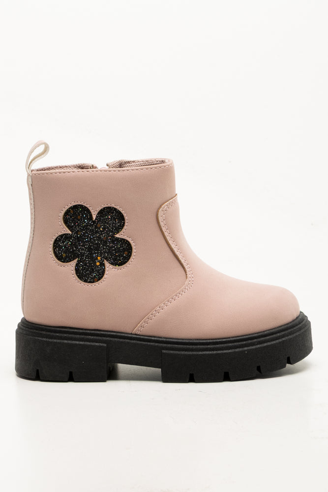 Chunky Chelsea Boots Pink (1)
