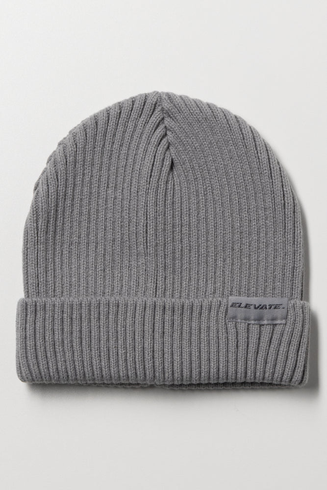 Rib Beanie Grey