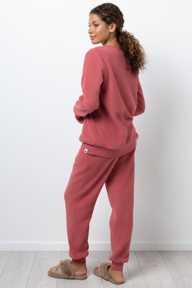 Soft Teddy Plush Pyjamas Pink (2)