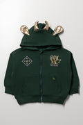 Bokkie Zip Through Tracktop Green