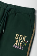 Bokkie Barrel Leg Trackpants Green (1)